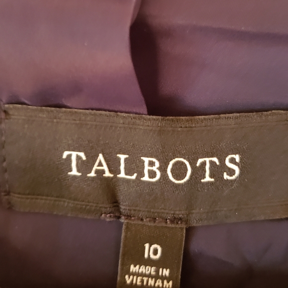 Talbots zipper front dress jacket , size 10 - Picture 7 of 10